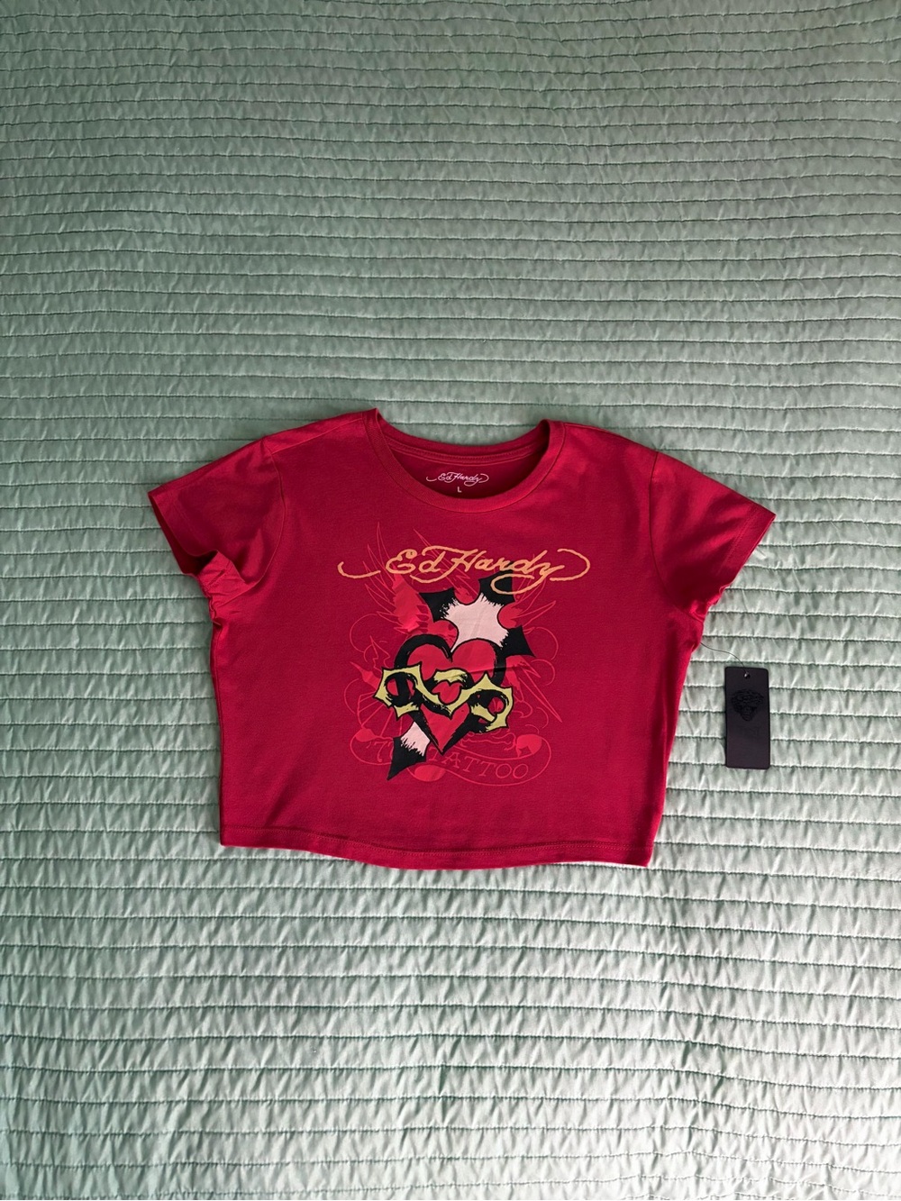 Ed Hardy Red Crop Top